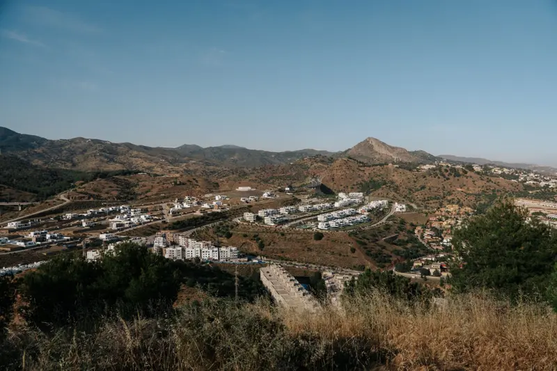 Costa del sol aerial view