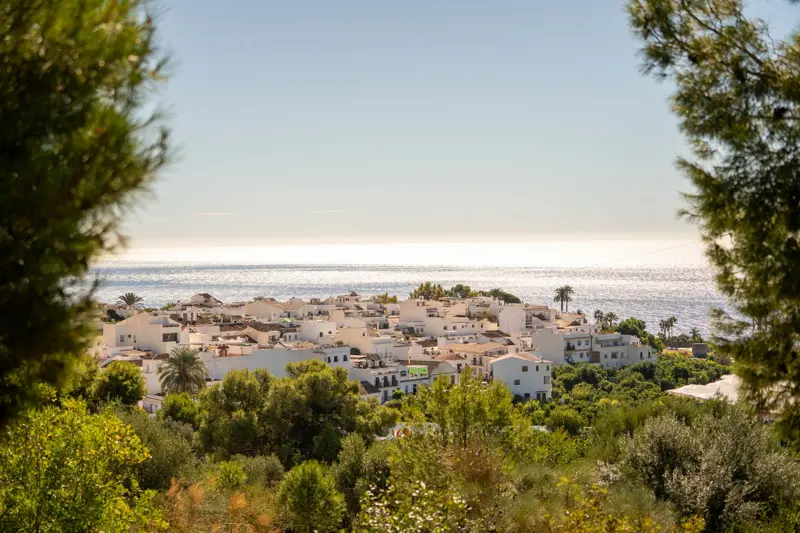 Costa del sol aerial view